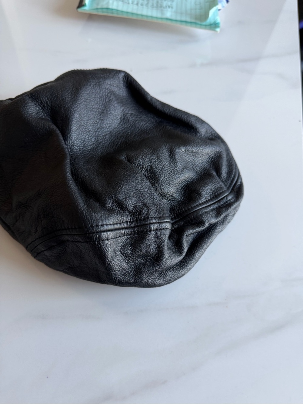 Vintage Harley-Davidson Black Leather Beret Embroidered Biker Hat Unisex - Picture 6 of 14